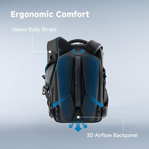 VSGO Black Snipe 25L Camera Backpack with Side Access and Dividers