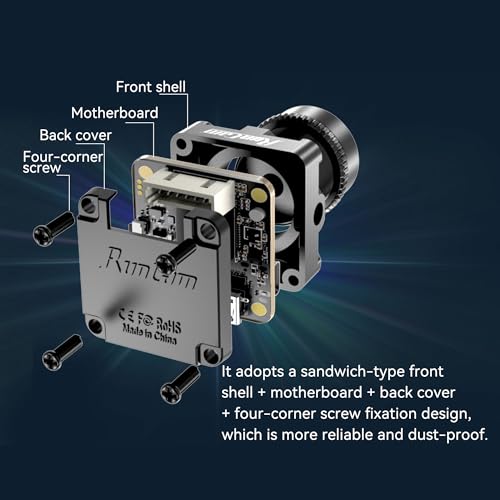 FPV Camera RunCam Robin 3- Micro Drone Camera 1200TVL FOV150° Wide Angle 5.3g for RC FPV Drone Car Plane Racing