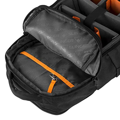 SLINGER Professional Camera Backpack Bag for DSLR, SLR & Mirrorless Cameras, Waterproof Case, Nikon, Sony, Tripod Holder (Small)