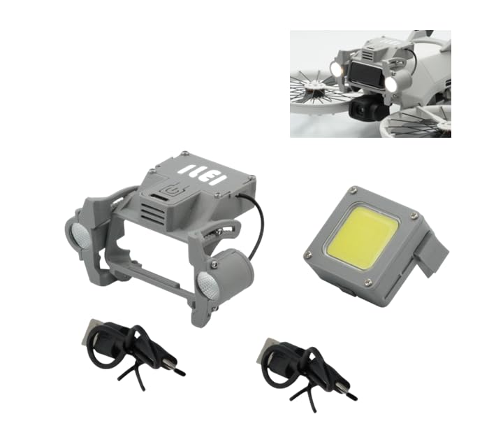 Flip Multifunction Night Flight Light Accessory, 900LM High-Brightness LED Light for DJI Flip Drone, Adjustable Angle, High/Low/Strobe Modes, Up to 120 Min Runtime, Premium LED Beads