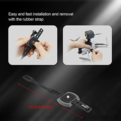 Hanatora Camera Expansion Mount Holder with Adapter for DJI Mini/Mavic Drone, Sports Cameras Connector Bracket Accessories