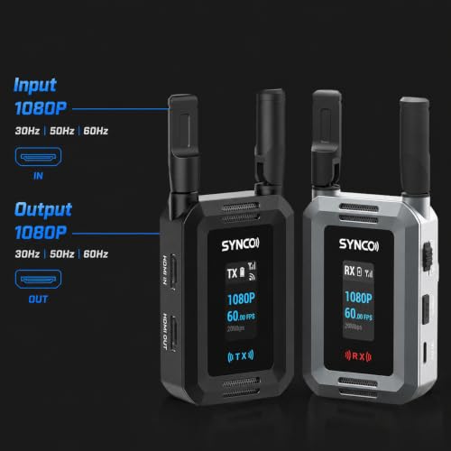 SYNCO Wireless HD Video Transmission and Receiver System Extender(1TX+1RX) - size: 1TX + 1RX