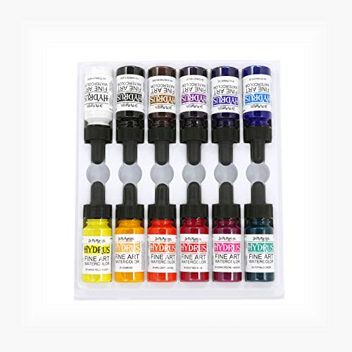 Dr. Martin's Hydrus Watercolor Paint Set 1/2 Oz. Bottles-SET 1