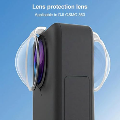 Osmo 360 Lens Guards Compatible for DJI Osmo 360 Spherical PC Protective Cover Lens Cap Case Action Camera Accessories - size: for DJI Osmo 360 PC