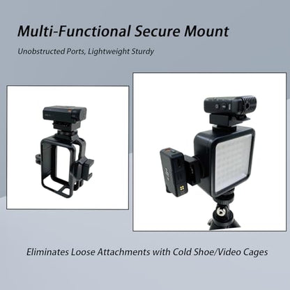 2pcs Cold Shoe Mount Adapter for DJI Rode Wireless Microphone Accessories