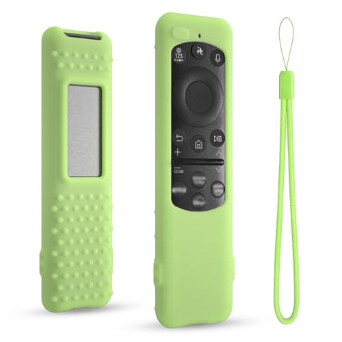 Silicone Case for Samsung TV Remote Control TM2560E, Compatible with 2025 Neo QLED Smart TV Remote BN59-01432A BN59-01432J BN59-01455A (Luminous Green) - color: Luminous Green