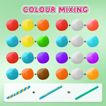 Air Dry Clay 82 Colors, Modeling Magic Clay Gift for Kids - color: 82 Colors