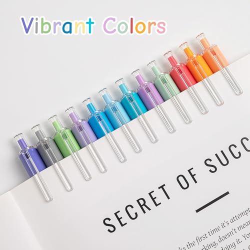 Aisibeiger 18 Pack Colorful Gel Ink Pens 0.7mm Fine Point Pen