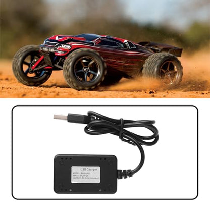 RC Remote Control Car 7.4V USB Socket Charger 2000mAh Dual JST-XH Compatible with RC Vehicles Trucks Tanks Drones