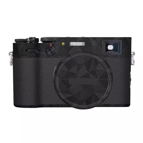 Anti-Scratch Camera Cover Skin Sticker for Fujifilm X100V Protector Vinyl Film Skin Protective Decoration(Triangle Black) - color: Triangle Black