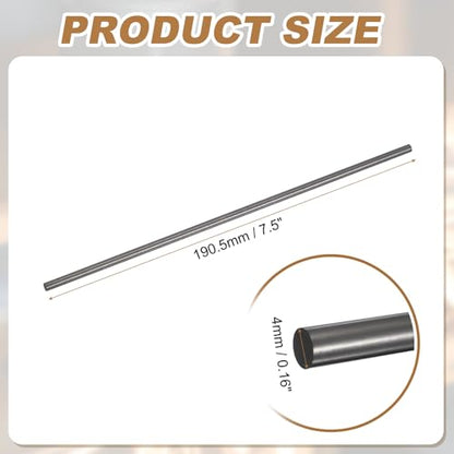 PATIKIL Graphite Stir Rod, 0.16" Diameter 7.5" Length Stirring Rod Graphite Sticks for Graphite Crucible Ingot Melting Casting, Pack of 1 - size: 0.16" Diameter 7.5" Length