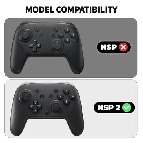 PlayVital for Nintendo Switch 2 Pro Controller Skin Cover – Samurai Armor Edition Silicone Case for Switch 2 Pro Controller with Back Button Caps & Thumb Grip & Sticker, Shockproof - Black - color: Black