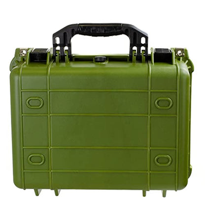 Eylar Standard 16" Gear, Equipment, Hard Camera Case Waterproof with Foam TSA Standards - color: Green