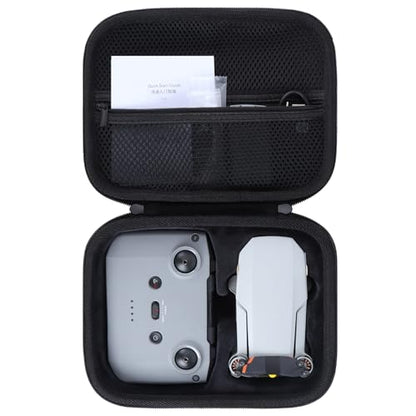 Storage Case Compatible with DJI Mini 4K Drone Accessories, with Propeller Protectors and Control Stick Cover (Black) - color: Black