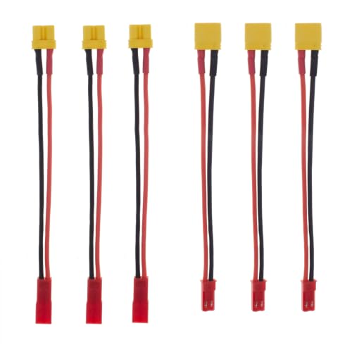 MEIVIFPV JST to XT30 Adapter XT30U JST-XH Male Female Connector Plug Cable