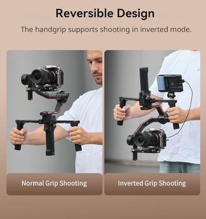 SMALLRIG Dual Handle Handgrip for DJI RS 5/ RS 4 /RS 4 Pro/RS 3/ RS 3 Pro - style: Handle