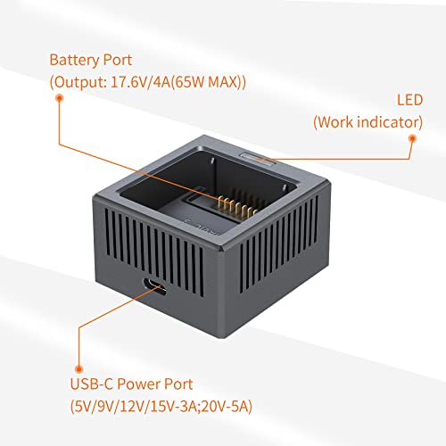 Hanatora USB Battery Charger for DJI Mavic 3/Classic/Pro/Cine/Enterprise Drone,Charger Hub Accessories
