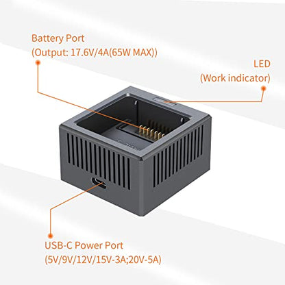 Hanatora USB Battery Charger for DJI Mavic 3/Classic/Pro/Cine/Enterprise Drone,Charger Hub Accessories