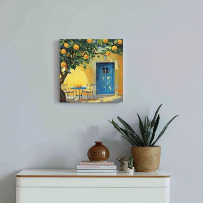Gemozaic Lemon Tree Paint by Numbers Kit for Adults with Frame and Easel - color: BKH2151
