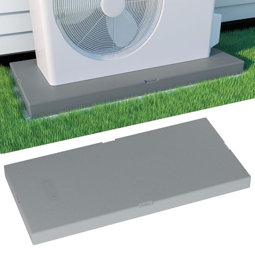 Mini Split Pad for Condenser 38 x 18.1 x 3 inch, Max Load 660lbs - size: 38" x 18" x 3"