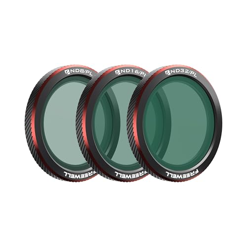 Freewell 3-Pack Magnetic ND/PL Filters for DJI Neo 2 - style: Bright Day ND/PL Kit