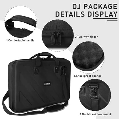 Hard Case for Pioneer DJ Controller DDJ-1000,DDJ-1000SR,DDJ-FLX10 - size: DDJ-FLX10/1000/1000SR