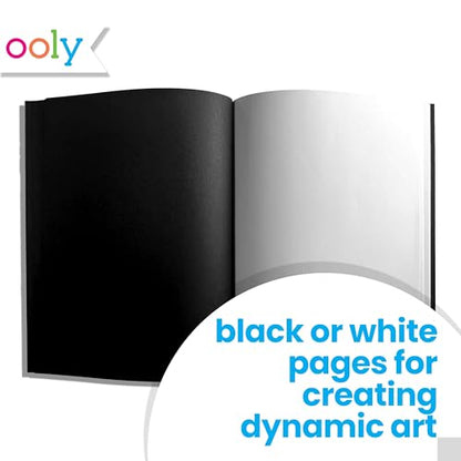 Ooly Metallic Sketchbook Coloring Art Kit, 7" x 9", 13 Piece - color: Metallic Coloring Kit