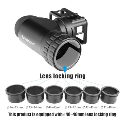 Forevercam Rifle Scope Camera Mount Adapter for DJI Osmo Action 3 4 5 Pro