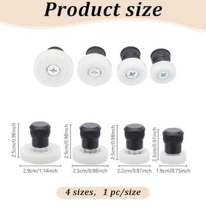 INFUNLY 4pcs Different Sizes Clay Finishing Tools Professional Ceramic Clay Pottery Finishing Tool Set for Pottery Enthusiasts Clay Throwing Trimming Spinner Tool Practical Pottery Wheel Trimmer Tool