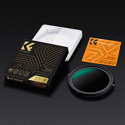 K&F CONCEPT 43mm Variable ND2-32 & Polarizing Effect 2-in-1 Lens Filter - size: 43mm