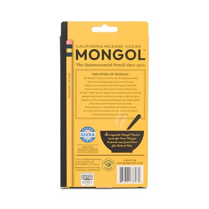 Mongol Classic Incense Cedar #2 Pencil - 24-Pack - Pre-sharpened - size: 1 Count (Pack of 24)