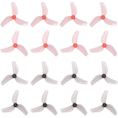 GEMFAN 1614 3-Blade Propeller 40mm Prop 1.5mm Hole for FPV Drone(Gray+Pink)