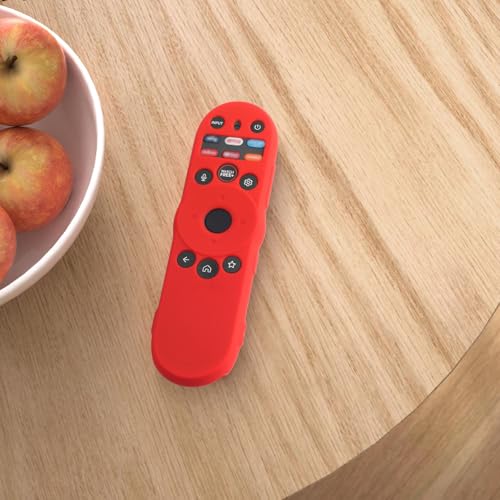Cover for Vizio Smart TV Remote XRT270 2023, Silicone Protector Case Replacement for Vizio Remote Control XRT270, Shockproof (Red) - color: Red