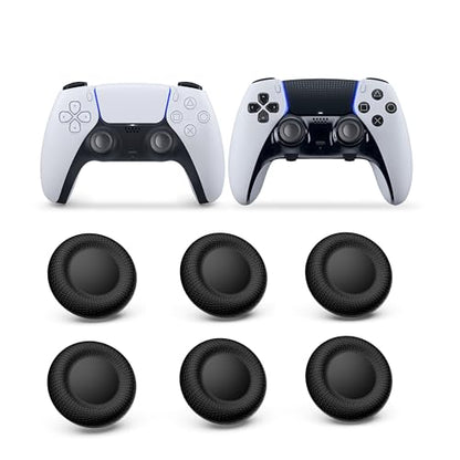 NEWDERY Joystick Replacement Grip Caps for PS5/PS4 Controller - color: Black-2