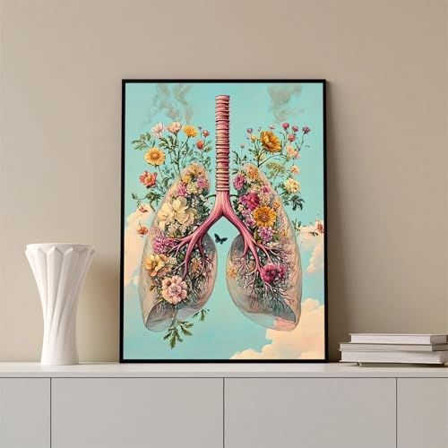 Xoaoes Diamond Art Kits for Adults, Abstract Lung 5D Diamond Painting Kits - color: CM089