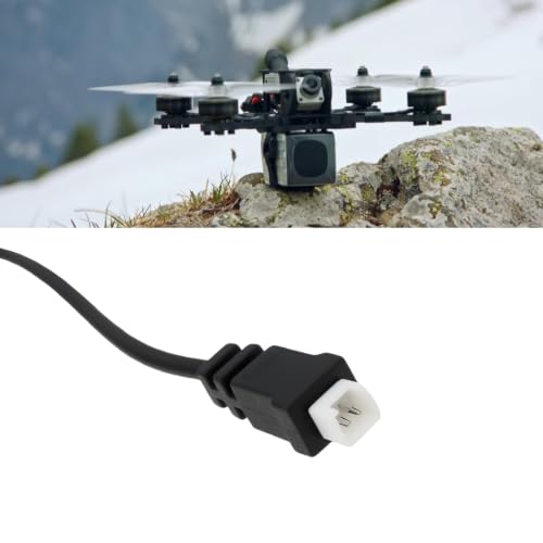 4Pcs USB to JST 1.25 LiPo Charge Cable 60cm 3.7V Compatible with Mini Drones RC Cars Planes