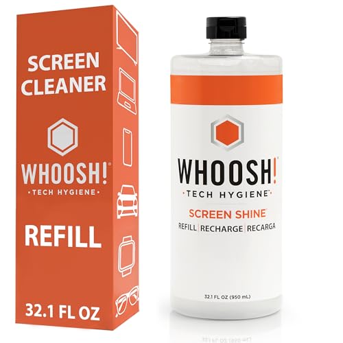 WHOOSH! Electronics Screen Cleaner Liquid Refill, 32.1 fl oz - size: 32.1 Fl Oz (Pack of 1)