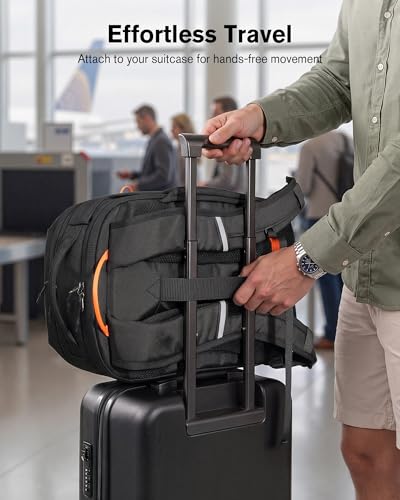 Tolaccea Travel Laptop Backpack 30L Carry On TSA Approved for Commute Trips - color: Black