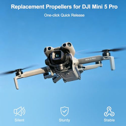 8 Pcs Propellers for DJI Mini 5 Pro, Mini 5 Drone Spares Blades Parts