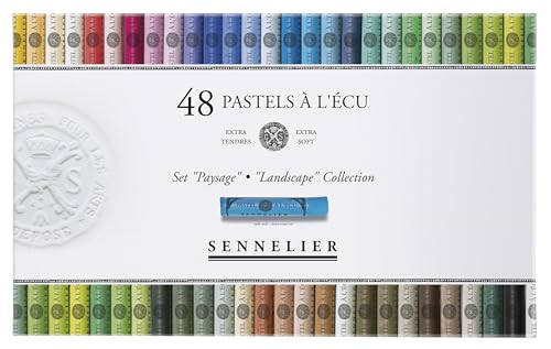 SENNELIER Extra-Soft French Pastel Professional Artist Box Set, 48-Colors