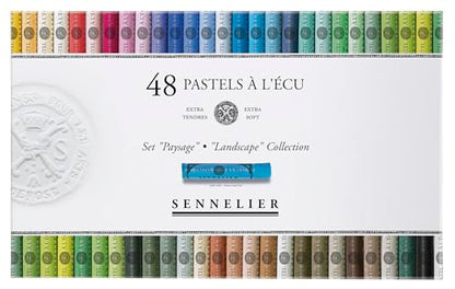 SENNELIER Extra-Soft French Pastel Professional Artist Box Set, 48-Colors