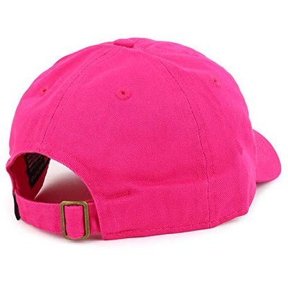 Trendy Apparel Shop Youth Drone Pilot Adjustable Soft Crown Baseball Cap - color: Hot Pink