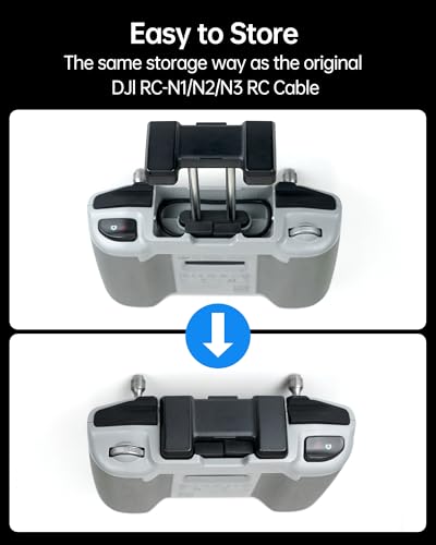 LKTOP 2PCS RC-N3/N2/N1 RC Cable for DJI RC-N3/N2/N1 - style: RC-N3/N2/N1 Cable (C to C)