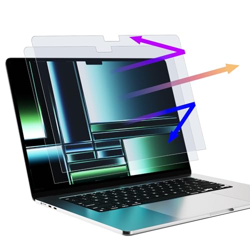Mamol 2 Pack Anti Blue Light Screen Protector for MacBook Pro 14 Inch (2021-2026, M1, M2, M3, M4, M5), Eye Protection Filter, Anti Glare Screen Film - size: MacBook Pro 14 Inch (2021-2024)