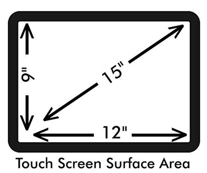 Anti-Glare 15" Touch Screen Protector for Touch Dynamic Breeze with Anti-Fingerprint Properties