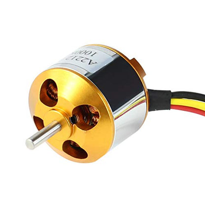 QWinOut A2212 1000KV Brushless Outrunner Motor 13T with 3.5mm Male Banana Bullet for RC DIY Aircraft Multi-Copter Quadcopter Drone (4 Pcs)