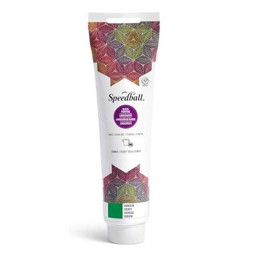Speedball 003576 Fabric Block Printing Ink - color: Green, size: 5 fl oz
