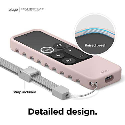elago R3 Protective Case for Apple TV 4K Siri Remote 1st Generation - color: Sand Pink
