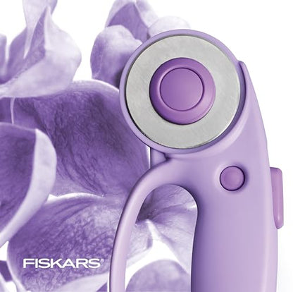 Fiskars 45mm Loop Rotary Cutter for Fabric, Arts, Crafts & Sewing - color: Lilac