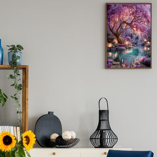 Diamond Paintings Kits for Adults,Glowing Dream Forest Diamond Arts Kits - color: KM647-1